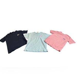 Vineyard vines livin simply girls S tee lot pink aqua navy southern palm tree